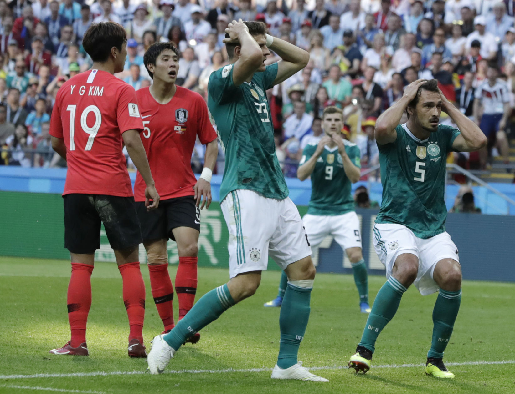 Germany falls to South Korea